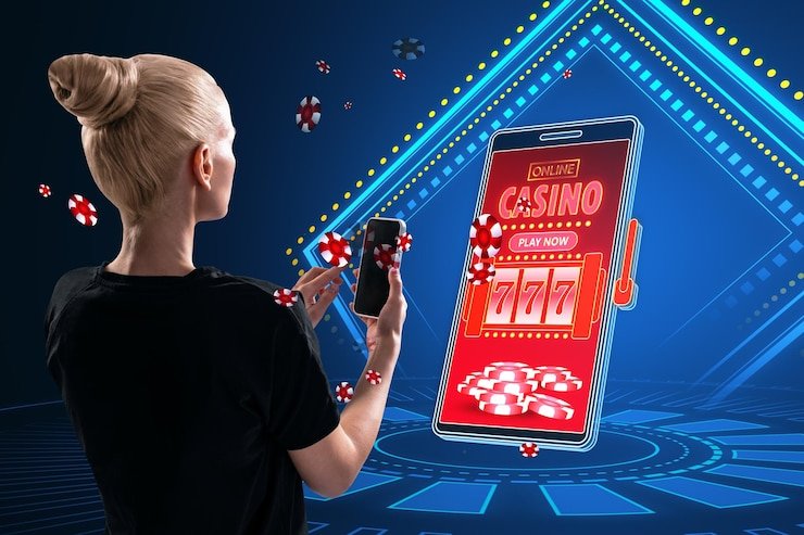 Aplikasi mobile superwd58 menampilkan interface dashboard dengan menu permainan, taruhan olahraga, dan opsi deposit